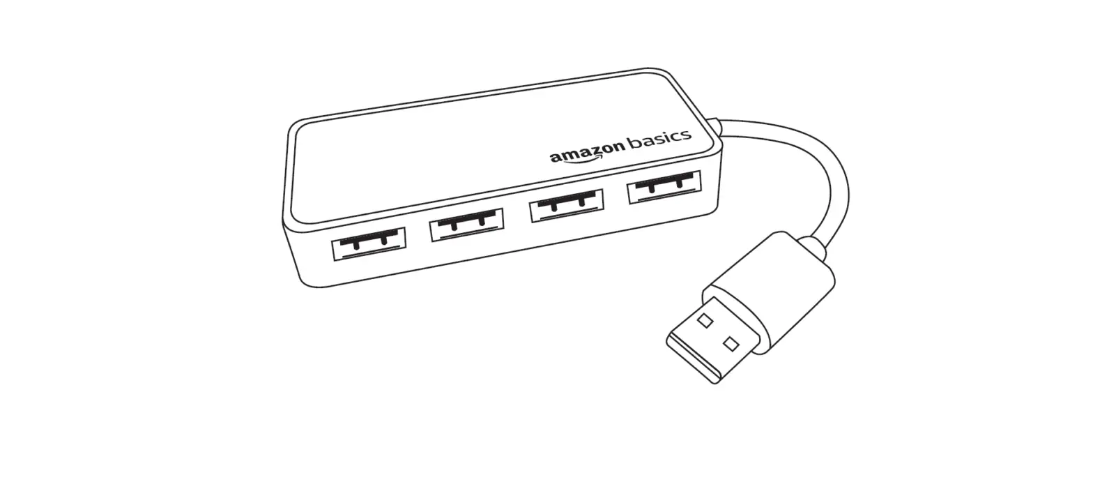 Amazonbasics B00dqfgh80 4 Port Usb To Usb 3.0 Hub Instruction Manual