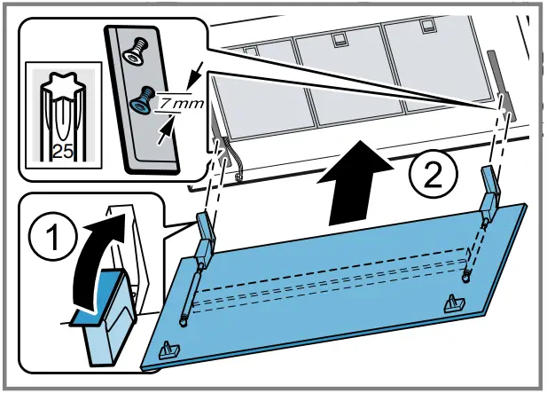 GAGGENAU AC270101 Ceiling Mounted Ventilation System - Connecting the appliance 11