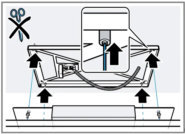 GAGGENAU AC270101 Ceiling Mounted Ventilation System - Connecting the appliance 5