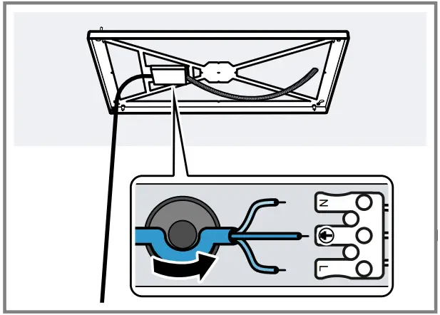 GAGGENAU AC270101 Ceiling Mounted Ventilation System - Connecting the appliance 9