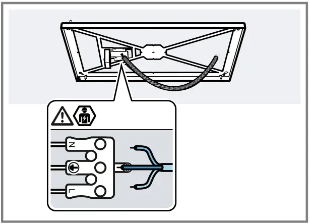 GAGGENAU AC270101 Ceiling Mounted Ventilation System - Connecting the appliance