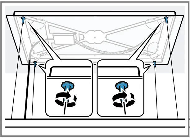 GAGGENAU AC270101 Ceiling Mounted Ventilation System - Removing the appliance