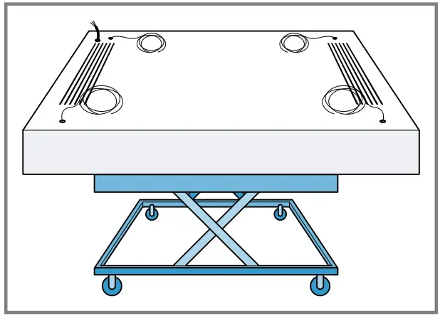 GAGGENAU AC270101 Ceiling Mounted Ventilation System - Safety clearances 2