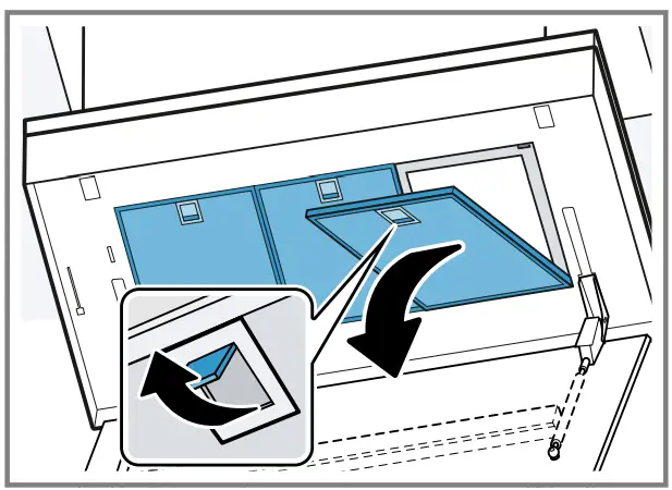 GAGGENAU AC270101 Ceiling Mounted Ventilation System - filters