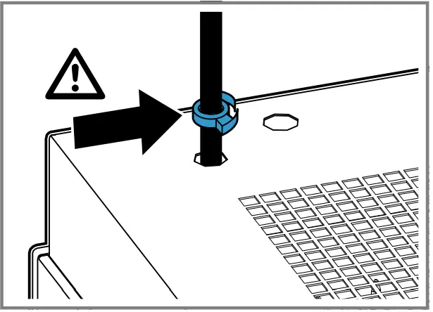 GAGGENAU AC270101 Ceiling Mounted Ventilation System - strain relief 1