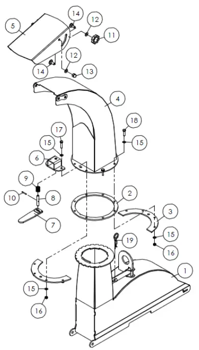 BRABER EQUIPMENT BE-WCX5 Multi-Positional Wood Chipper - 1
