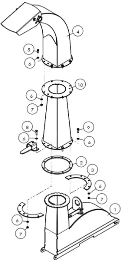BRABER EQUIPMENT BE-WCX5 Multi-Positional Wood Chipper - 5