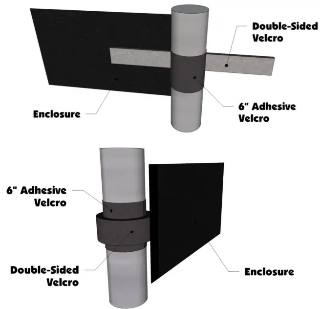 FALCON RIDGE JD-850i-DRW01 John Deere Gator RSX 850i Soft Door Rear Window Combo-fig2