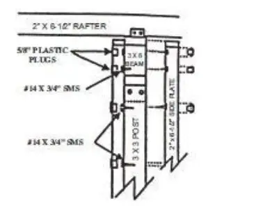 HERITAGE PATIOS Open Lattice Pergola Patio Cover -15