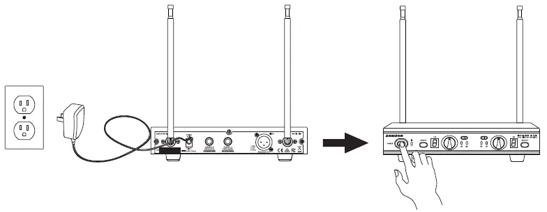 Samson Stage 212 Handheld Dual-Channel Wireless System (4)