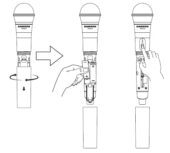 Samson Stage 212 Handheld Dual-Channel Wireless System (6)