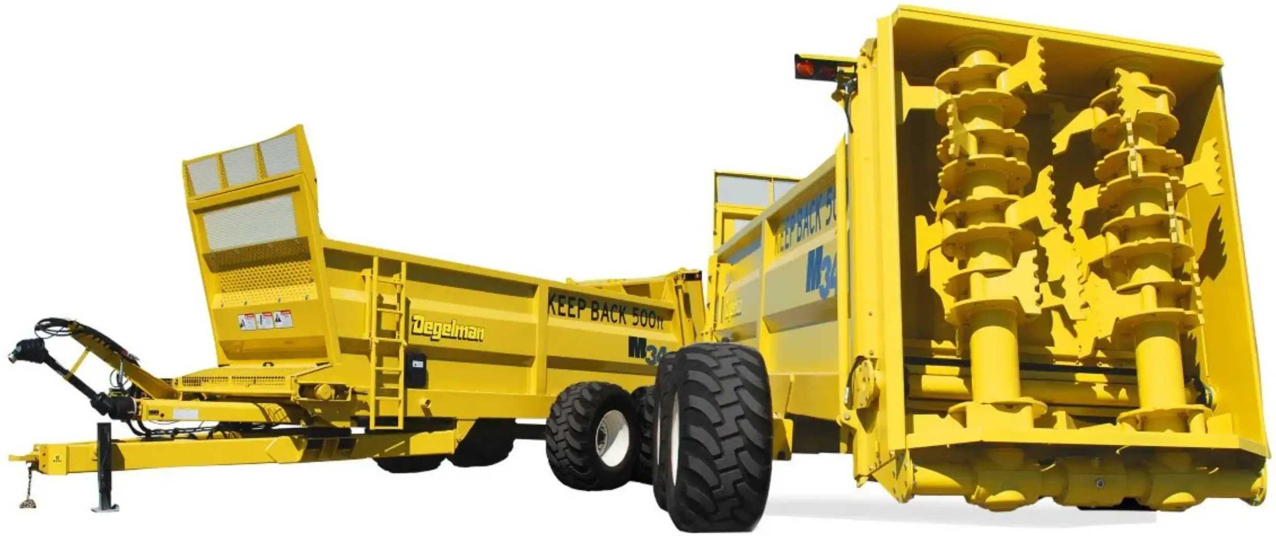 Degelman MANURE SPREADER Hook Up to Manure Spreader