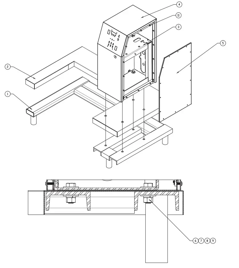 groen DH-20C 20 Gallon Steam Jacketed Tilting Kettle - Figure 8