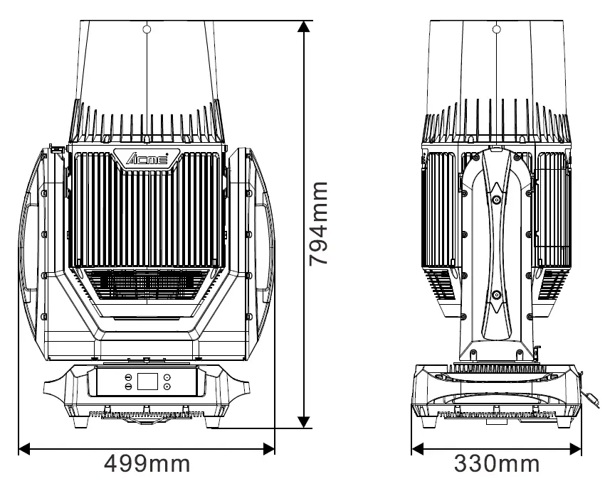 ACME Scorpius 500L Flex discharge lamp Armed 1