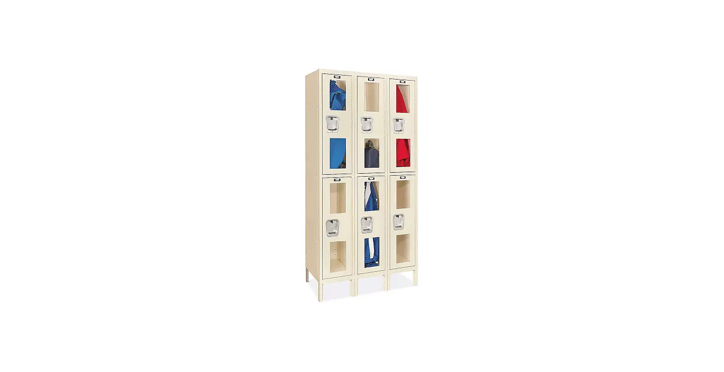 Uline H-6953 Clear-view Locker 3 Tier 3 Wide Installation Guide