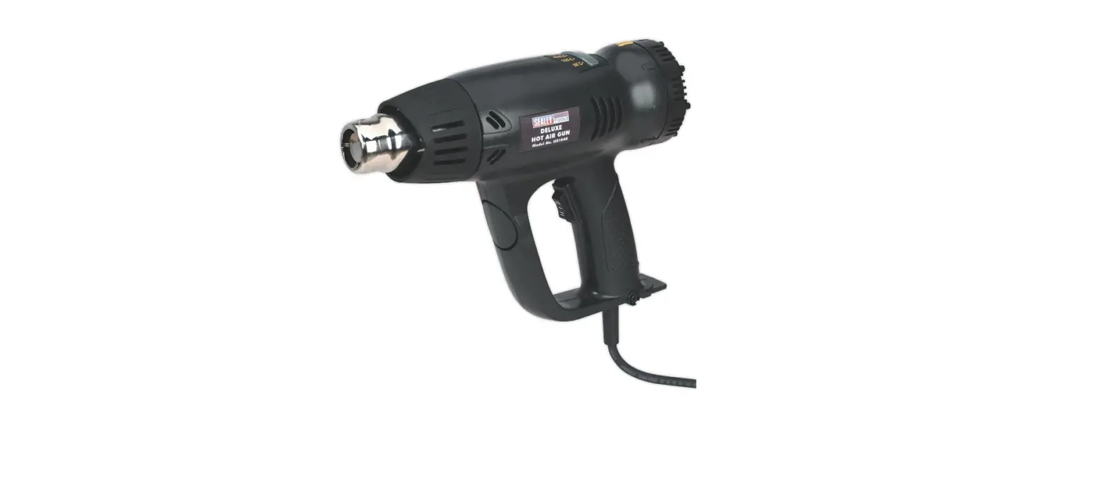 Sealey Hs104k.v2 2000w Deluxe Hot Air Gun Kit With Lcd Display Instructions