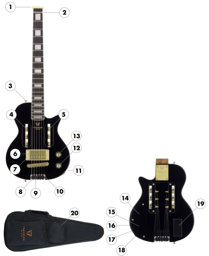 DELUX Traveler Guitar EG-1 Custom fig 4