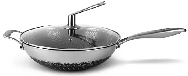 AROMA ANW 107 Stainless Steel Wok - Ending