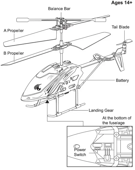 WILTRONICS 2.4G 3.5CH RC Helicopter with 720P Camera -
