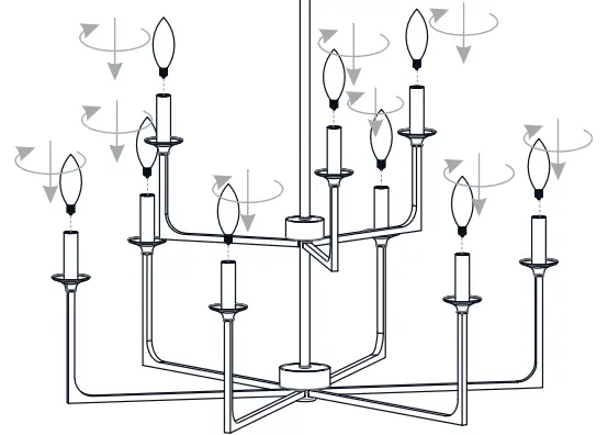 QUOIZEL-PRC5232MBK-32-Inch-Matte-Black-Chandelier-Ceiling-Light-14