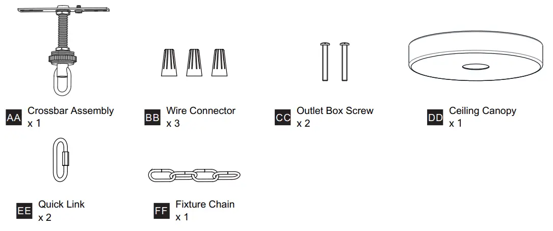 QUOIZEL-PRC5232MBK-32-Inch-Matte-Black-Chandelier-Ceiling-Light-2