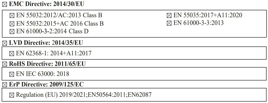 Decleration Instructions