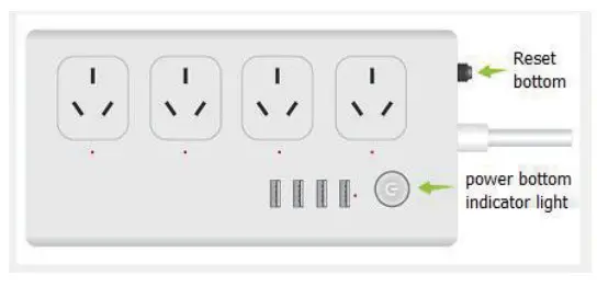 anko 42998310 Smart Powerboard - Specification