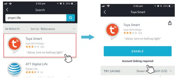 anko 42998310 Smart Powerboard - and tap it to enable