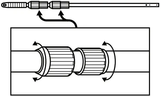 POOLTEC Pro Deluxe 15' Telescopic Pole -1
