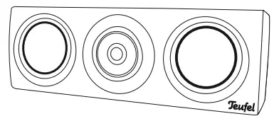 Teufel Definion 3 Center Speaker - fig 1