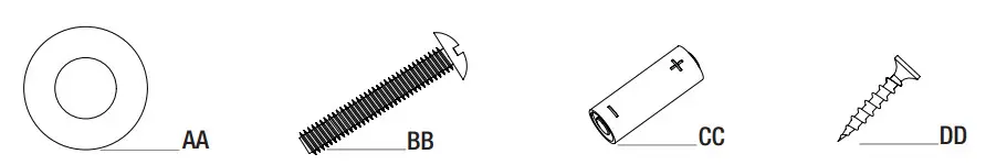 GLACIER BAY 60BV35083 60 Inch Farmhouse Bath Vanity - Figure 2