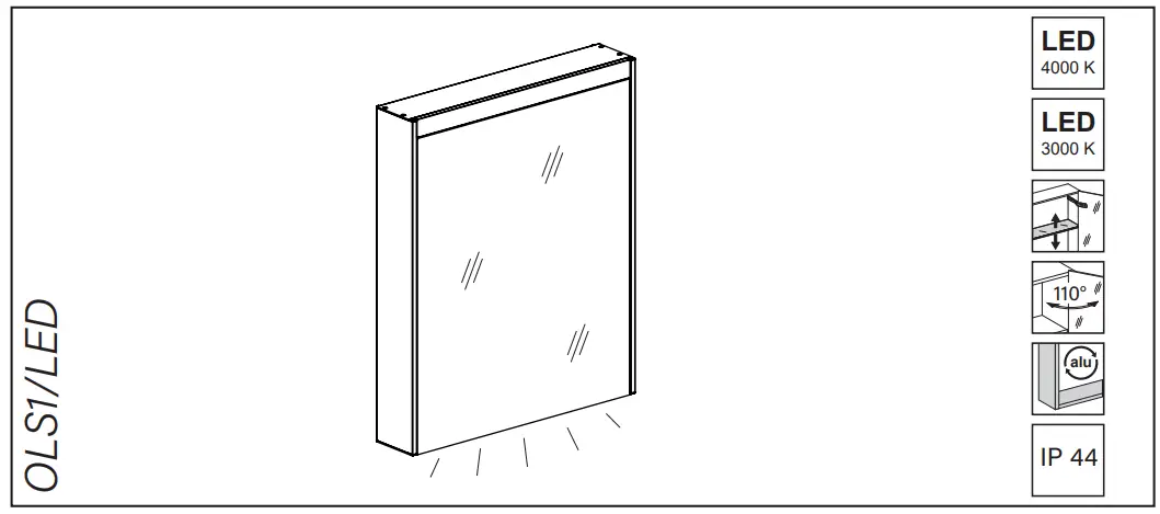 SCHNEIDER OBJECT Line Superior LED OBJECT Line Superior LED Mirror Cabinets