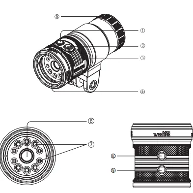 WEEFINE 3500 Smart Focus Video Light 1