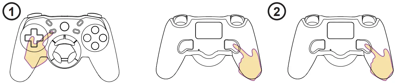 VISION 2610 Wireless PS4 Controller - FIG 2