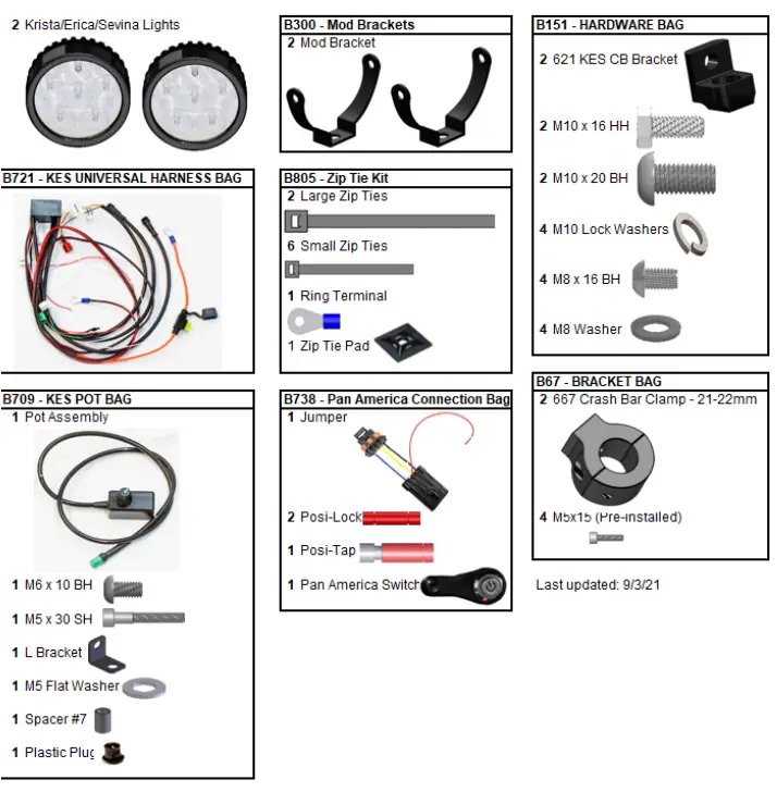 clearwater LIGHTS Sevina LED Light Kit 1