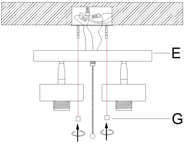ZEVNI A04711 Ceiling Light - Figure 1