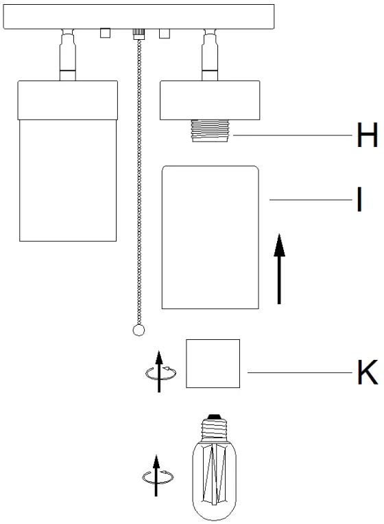 ZEVNI A04711 Ceiling Light - Figure 2