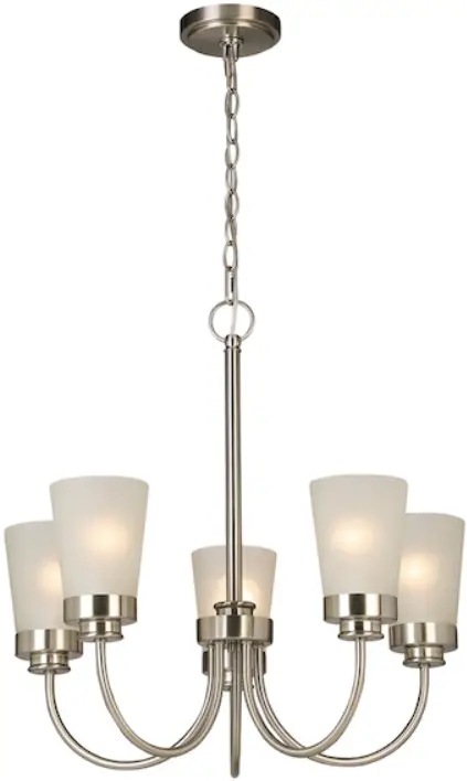 PROJECT SOURCE JQY8115A-2 5-Light Chandelier