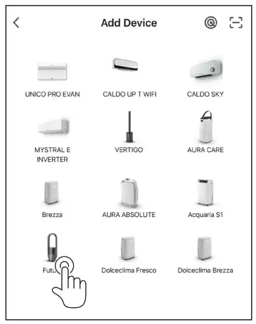 OLIMPIA SPLENDID 264133E WiFi Portable AC - APP USE 2