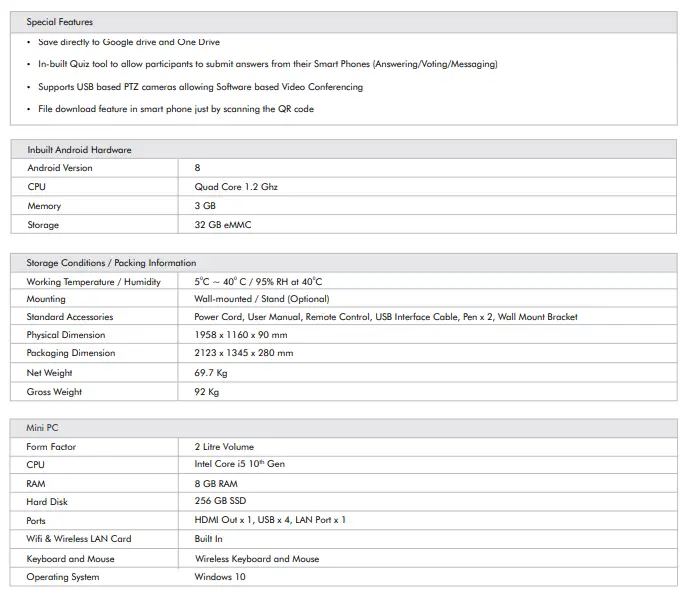 GLOBUS RS232x1 Interactive Display - 10