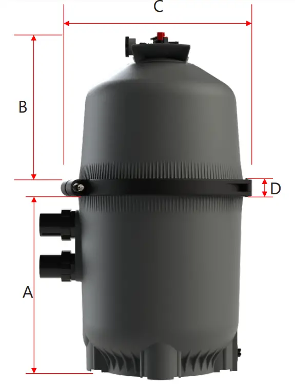 Emaux ICF230 Multi Element Cartridge Filter - fig 1