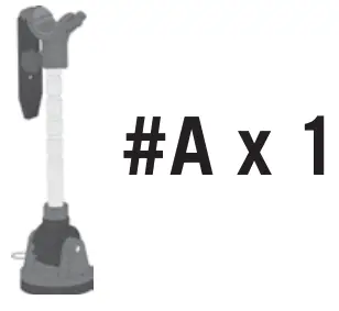 MINN KOTA 1862051 MKA-55 Bow Mount Stabilizer Kit - fig 3