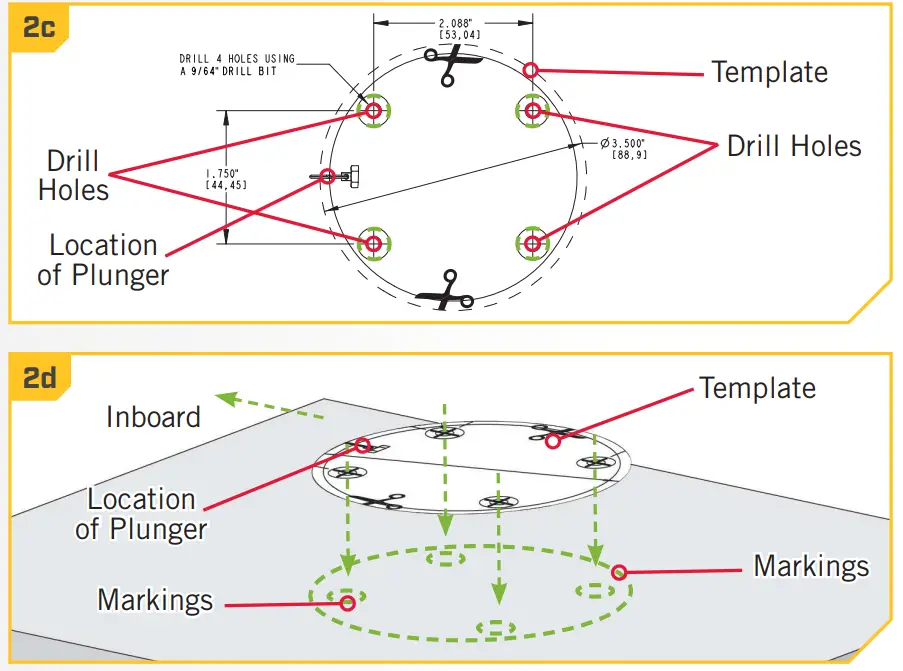 MINN KOTA 1862051 MKA-55 Bow Mount Stabilizer Kit - fig 5