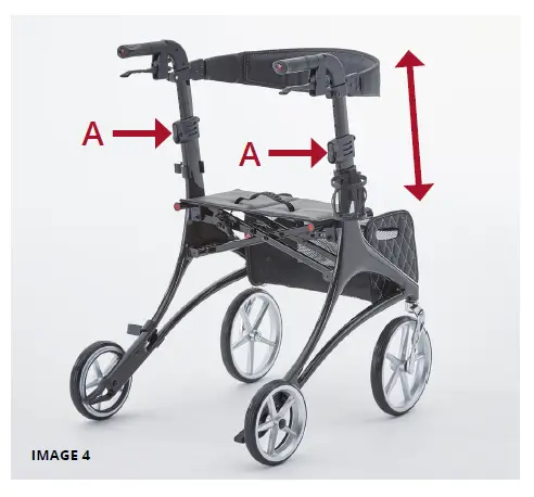 CareCo WA01081 Carbon X Rollator 4