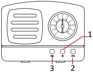 VIVITAR BS-ES23 Vintage Bluetooth Speaker 1