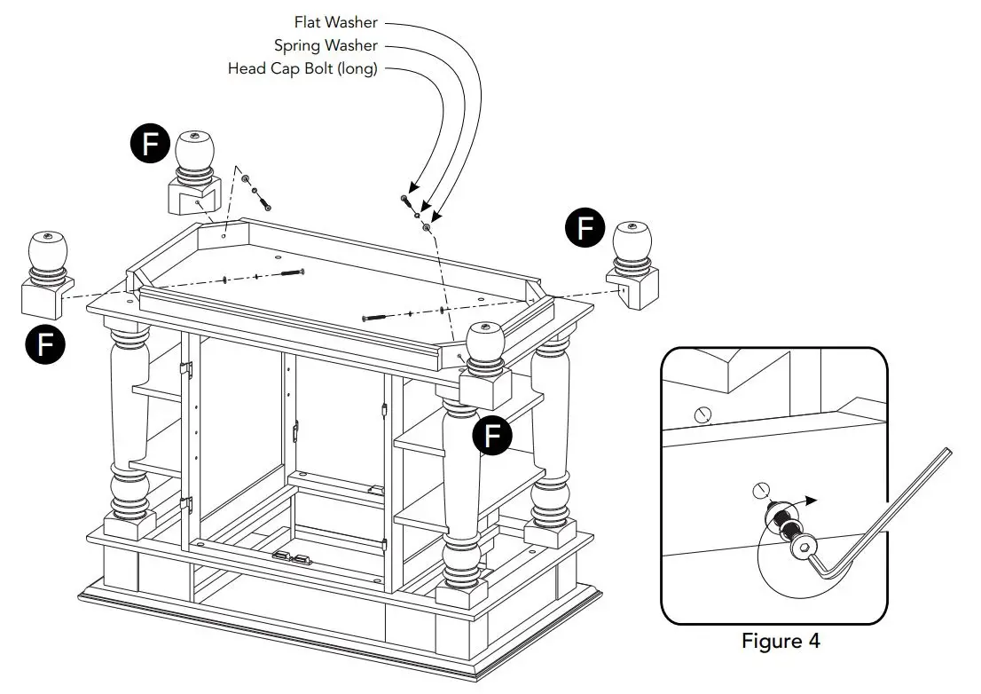 homestyles 5094-942 Kitchen Island Instruction Manual - Figure 4