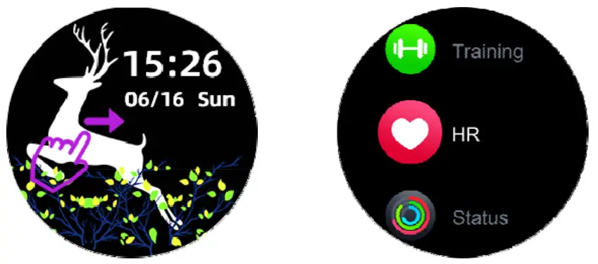 YAMAY SW022 Round Dial Smart Watch - Instruction 3