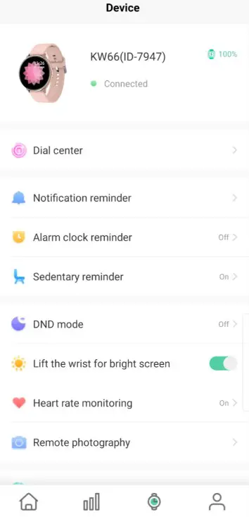 YAMAY SW022 Round Dial Smart Watch - on-screen instructions. 2