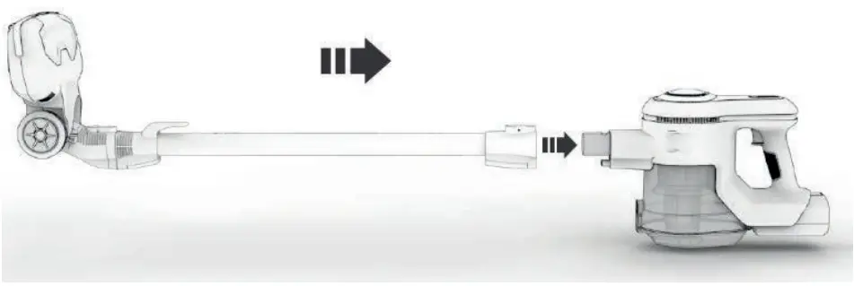 ECG VT 3620 2in1 Jean Wireless Vacuum Cleaner - Figure 3