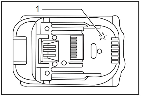 Battery protection system (Lithiumion battery with star marking)